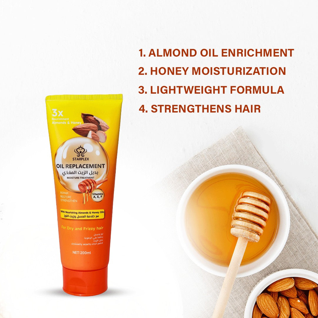 Starplex Oil Replacement With Nourishing Almonds & Honey Oils