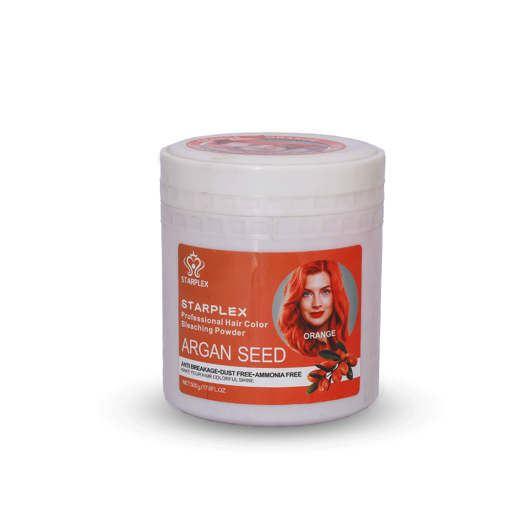 Starplex Professional Hair Color Bleaching Powder Orange