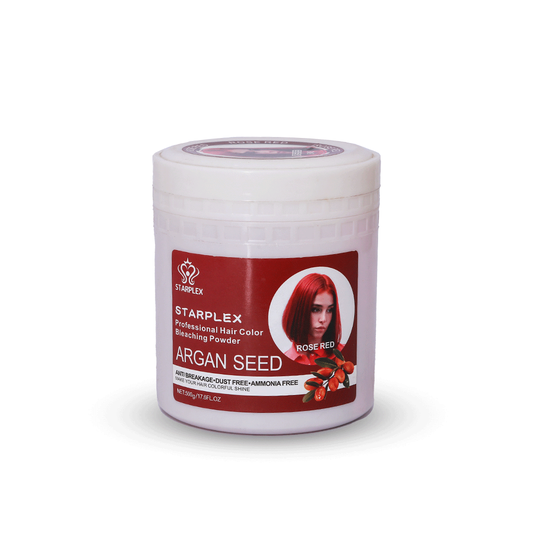 Starplex Professional Hair Color Bleaching Powder Rose Red